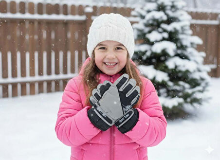 KİTTİ 421-15 4-7 YAŞ KAR KAYAK ELDİVENİ