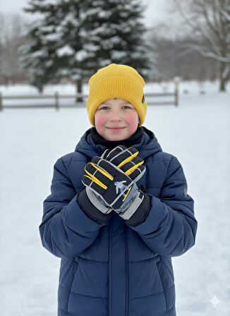 KİTTİ 422-13 9-14 YAŞ KAR KAYAK ELDİVENİ