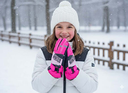 KİTTİ 422-15 9-14 YAŞ KAR KAYAK ELDİVENİ