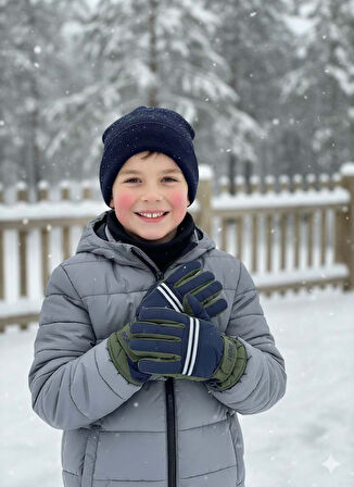 KİTTİ 422-18 9-14 YAŞ KAR KAYAK ELDİVENİ