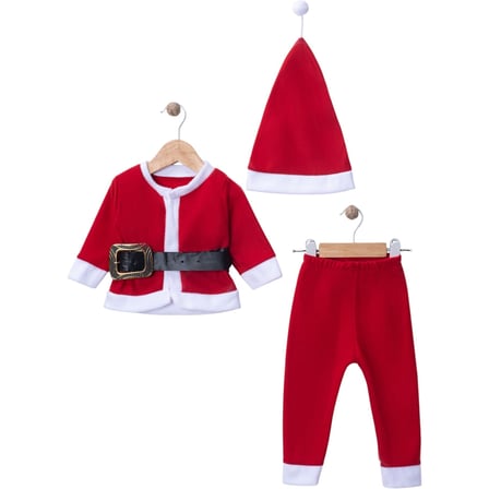 ERKEK ÇOCUK NOEL YILBAŞI TEMALI NOEL BABA TAKIMI