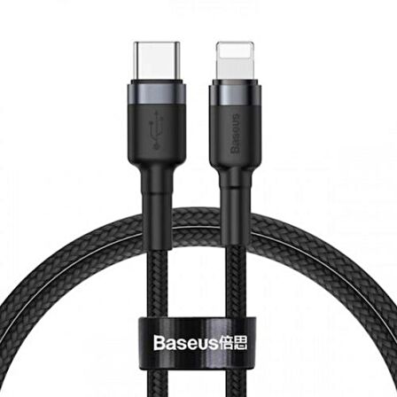 Baseus Ultra Hızlı 1 Mt 18W Type-C To İPhone Şarj Kablosu Veri Aktarım Kablosu