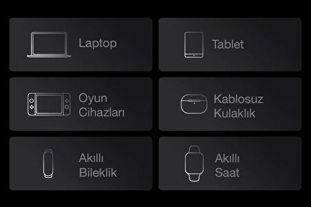 Baseus Super 100 W 20000 mAh Hızlı Şarj Powerbank Siyah 