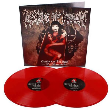 Century Cradle Of Filth Cruelty And The Beast Plak Clear Red Vinyl 2xLP