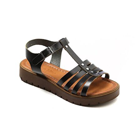 Kadın Sandalet SR-R10000JOHN MAY SİYAH