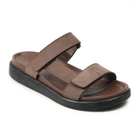Erkek Terlik AG- 23345-3 John May Nubuk Kahve