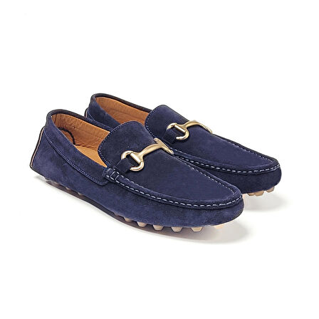 Erkek Oxford/Ayakkabı TZ-13804 John May 46 NAVY BLUE SÜET