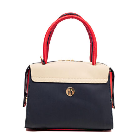 TH Bags  Kadın Omuz Çantası TH-YK14302 LACİ-KREM-KIRMIZI
