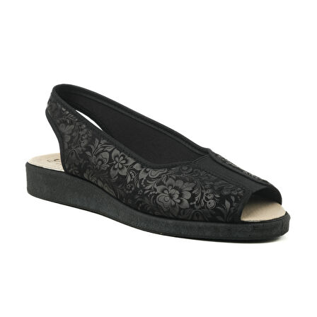 Kadın Sandalet 983 Green Life STRETCH WOMEN'S FOOTWEAR Black