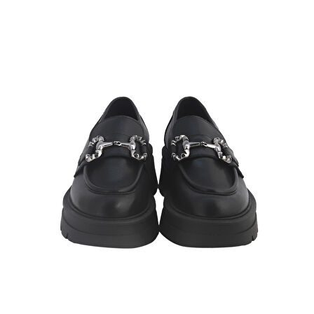 Kadın Oxford ( Klasik) 4M5469 Comart TOM ART 5469 SOFT Pelle Nero