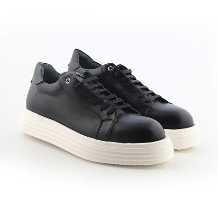 Erkek Sneaker ( Günlük) E9402 John May Paris Siyah Bambi
