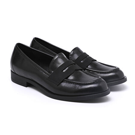 Kadın Oxford ( Klasik) 6A5333 Comart 5333 Vitello RY Nero