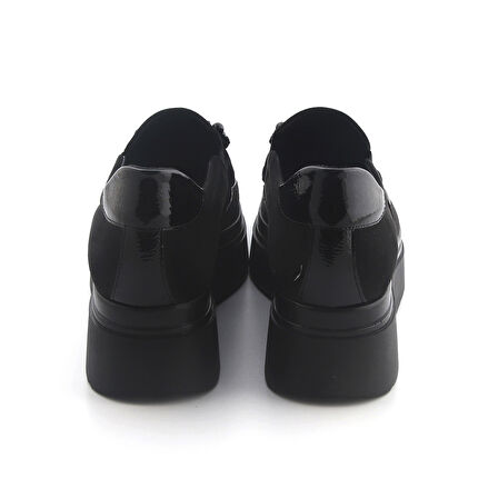 Kadın Oxford ( Klasik) 2C5538 Comart 5538 Camoscio Nero