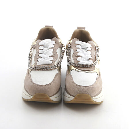 Kadın Sneaker ( Günlük) 9L5534NP Donna Serena 5534 Bianco Beige