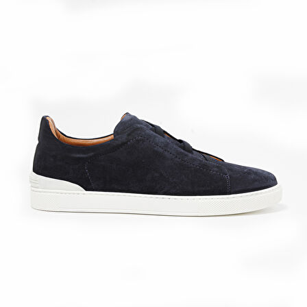 Erkek Sneaker ( Günlük) MO-15100A235-15100 Giuseppe Mengoni Lacivert Süet