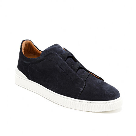 Erkek Sneaker ( Günlük) MO-15100A235-15100 Giuseppe Mengoni Lacivert Süet