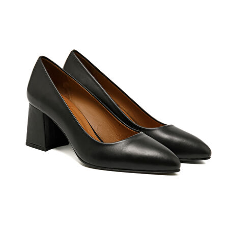 Kadın Topuklu/ Stiletto MAR-25Y-166-512 John May Siyah Cilt