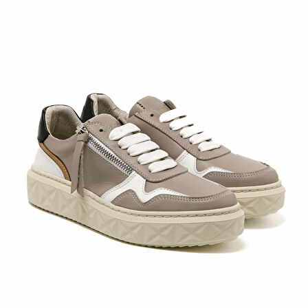Kadın Sneaker ( Günlük) MAR-25Y-209-8856 John May Vizon Cilt Bej