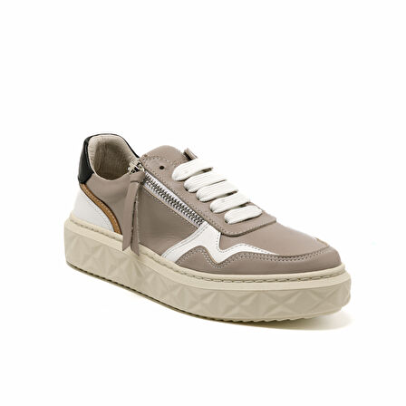 Kadın Sneaker ( Günlük) MAR-25Y-209-8856 John May Vizon Cilt Bej