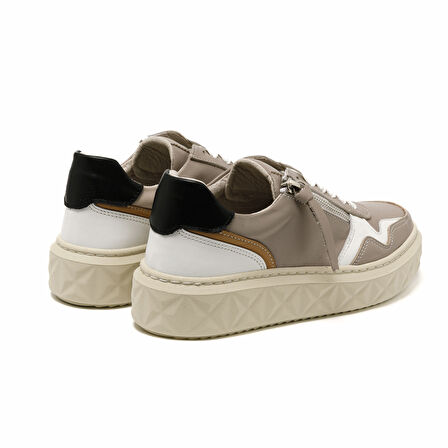 Kadın Sneaker ( Günlük) MAR-25Y-209-8856 John May Vizon Cilt Bej