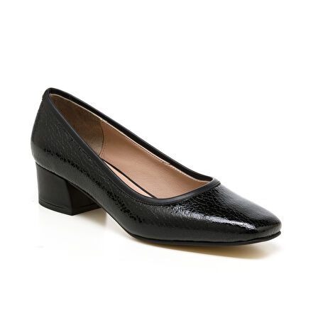 Kadın Topuklu/ Stiletto MAR-25Y-133-780 John May Siyah Yılan