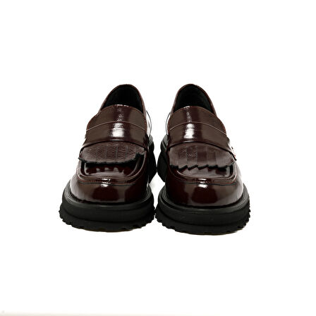 Kadın Oxford ( Klasik) RC-25Y-001-R37706 John May 582-Bordo Rugan