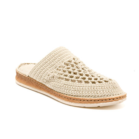 Kadın Terlik BBS_JMY John May Knitwear Slippers Cream