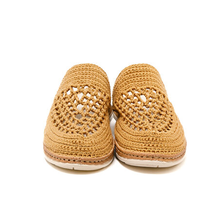 Kadın Terlik BBS_JMY John May Knitwear Slippers Camel