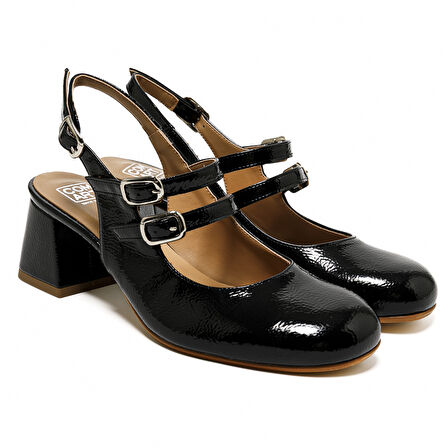 Kadın Sandalet 205558CO Comart 5558 SLIDE Naplack Nero
