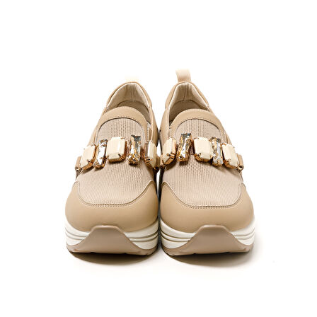 Kadın Sneaker ( Günlük) 2L5548DM Donna Serena TOMAIA 5548DM Beige Platino