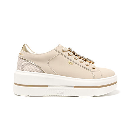 Kadın Sneaker ( Günlük) 185550DM Donna Serena TOMAIA 5550DM Beige Platino