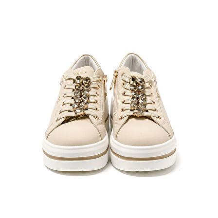 Kadın Sneaker ( Günlük) 185550DM Donna Serena TOMAIA 5550DM Beige Platino
