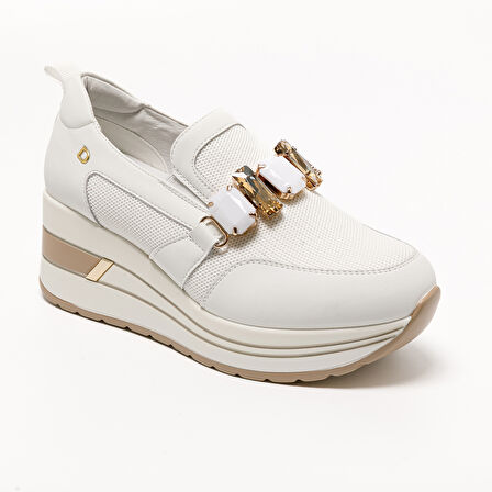 Kadın Sneaker ( Günlük) 2L5548DM Donna Serena TOMAIA 5548DM Bianco Platino
