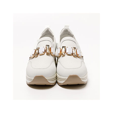 Kadın Sneaker ( Günlük) 2L5548DM Donna Serena TOMAIA 5548DM Bianco Platino