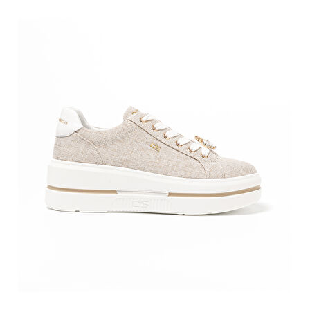 Kadın Sneaker ( Günlük) 185551DS Donna Serena TOMAIA 5551DS Beige Platino
