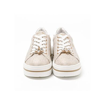 Kadın Sneaker ( Günlük) 185551DS Donna Serena TOMAIA 5551DS Beige Platino