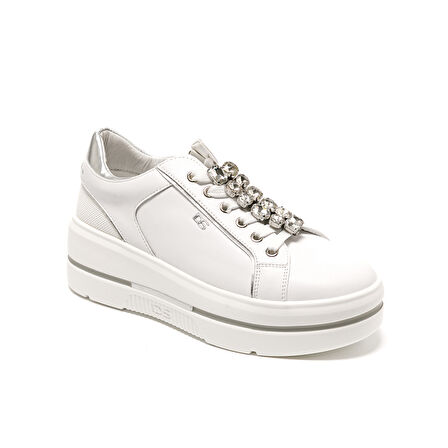 Kadın Sneaker ( Günlük) 185550DM Donna Serena TOMAIA 5550DM Bianco Argento