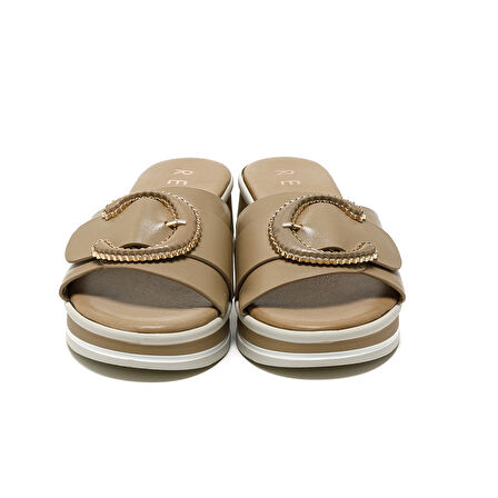 Kadın Terlik 12128-E5 Repo Beige