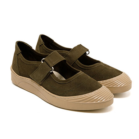 Kadın Sneaker ( Günlük) MAR-25Y-238-1031 John May Haki Nubuk