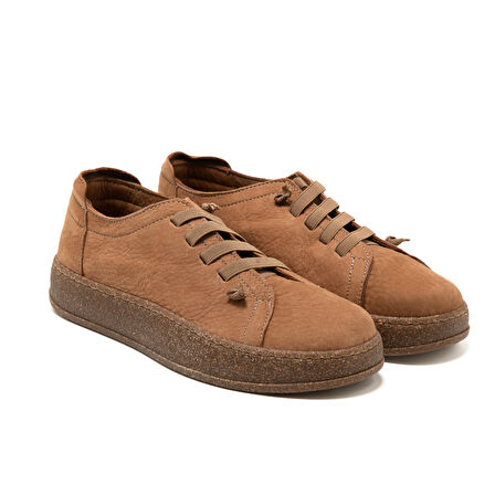 Kadın Sneaker ( Günlük) MAR-25Y-235-404 John May Taba Nubuk