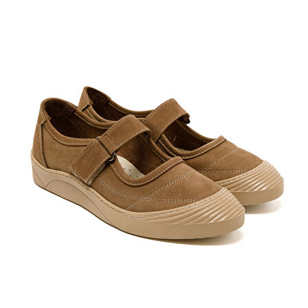 Kadın Sneaker ( Günlük) MAR-25Y-238-1031 John May Toprak Nubuk
