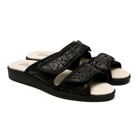 Kadın Sandalet 5688 Green Life STRETCH WOMEN'S FOOTWEAR Black