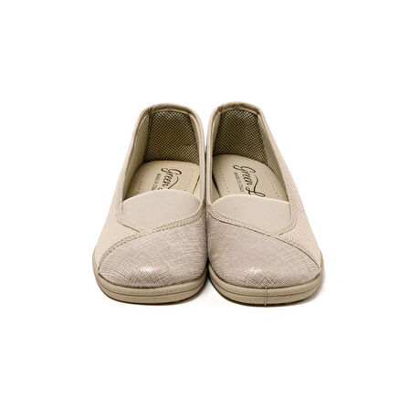 Kadın Sandalet 7337 Green Life STRETCH WOMEN'S FOOTWEAR Beige