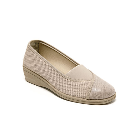 Kadın Sandalet 7337 Green Life STRETCH WOMEN'S FOOTWEAR Beige