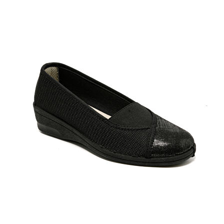 Kadın Sandalet 7337 Green Life STRETCH WOMEN'S FOOTWEAR Black