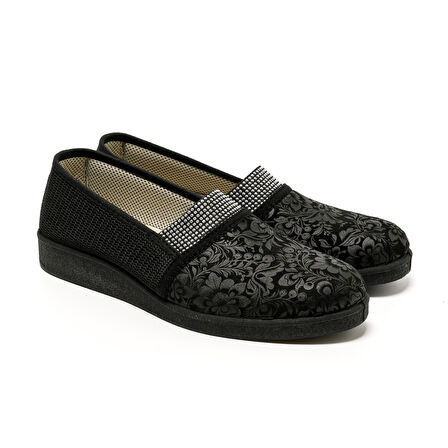 Kadın Sandalet 7827 Green Life STRETCH WOMEN'S FOOTWEAR Black