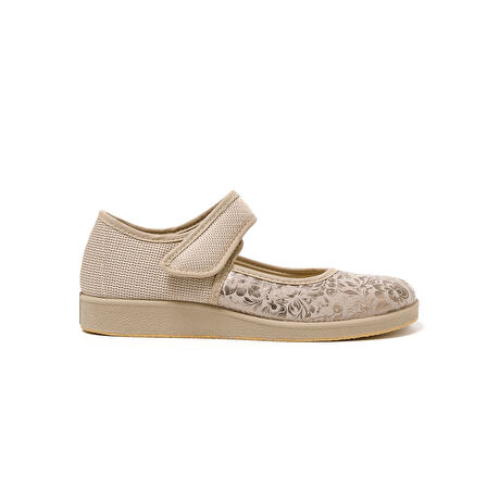 Kadın Sandalet 985 Green Life STRETCH WOMEN'S FOOTWEAR Beige