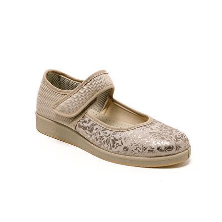 Kadın Sandalet 985 Green Life STRETCH WOMEN'S FOOTWEAR Beige