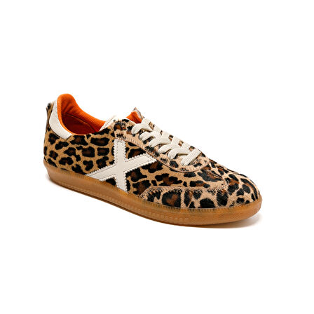 Kadın Sneaker ( Günlük) RC-25Y-088-M-VADE John May Leopar-Bej Cilt
