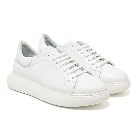 Erkek Sneaker ( Günlük) RC-25Y-058-R1960 John May Beyaz Cilt